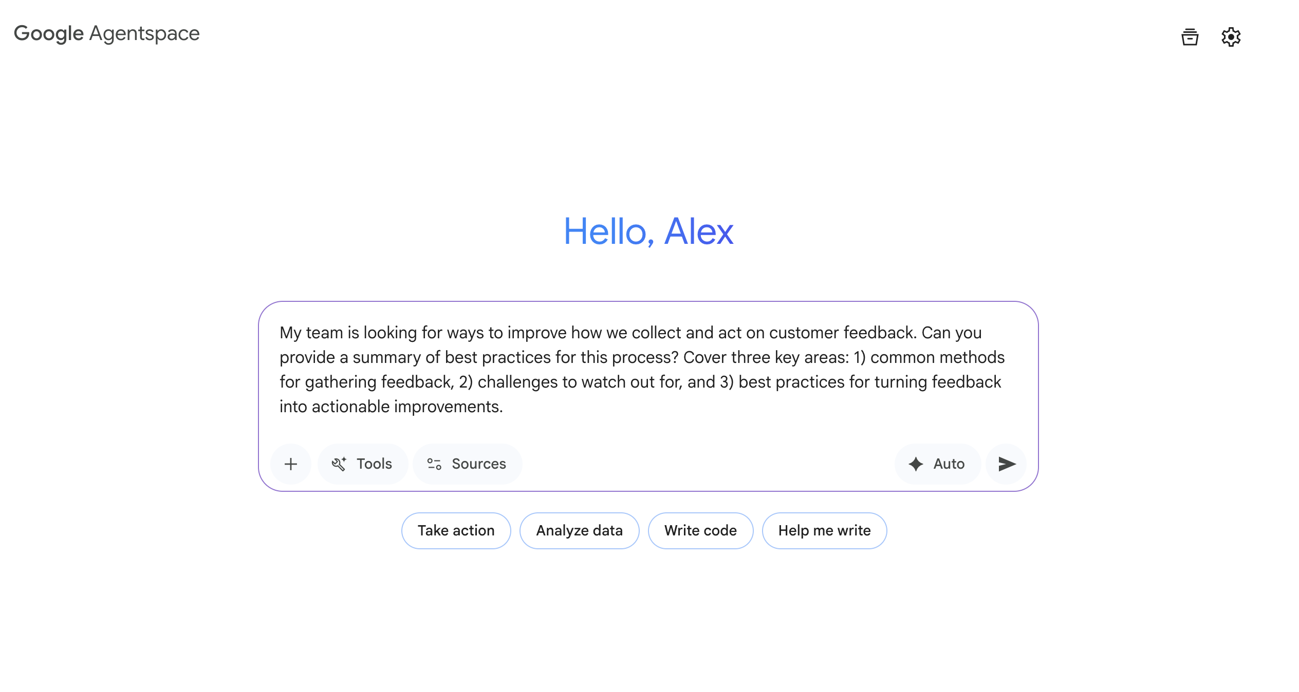 Chat with the assistant