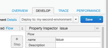 Proxy Builder 的「Develop」分頁