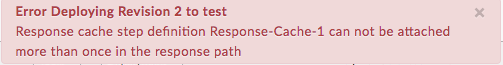 Error deploying revision 2 to test.