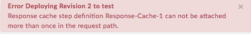 Error deploying revision 2 to test.