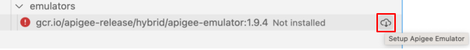 安裝 Apigee Emulator 容器