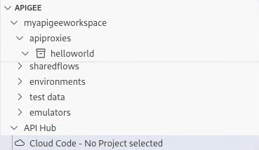 Google Cloud no project