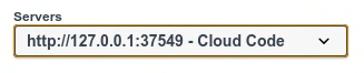 Cloud Code Gemini Code Assist local mock server in dropdown