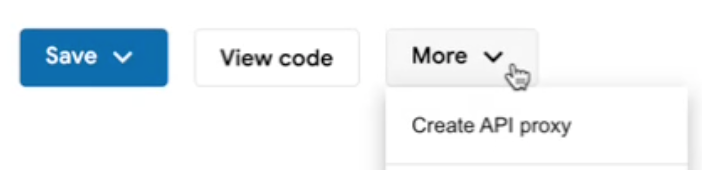 Proxy de API de criação do Gemini Code Assist do Cloud Code