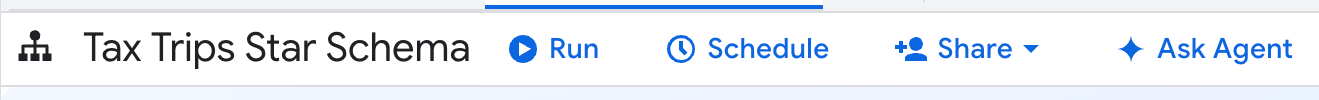 Click on Ask Agent to use the Data Engineering Agent on your data pipeline.