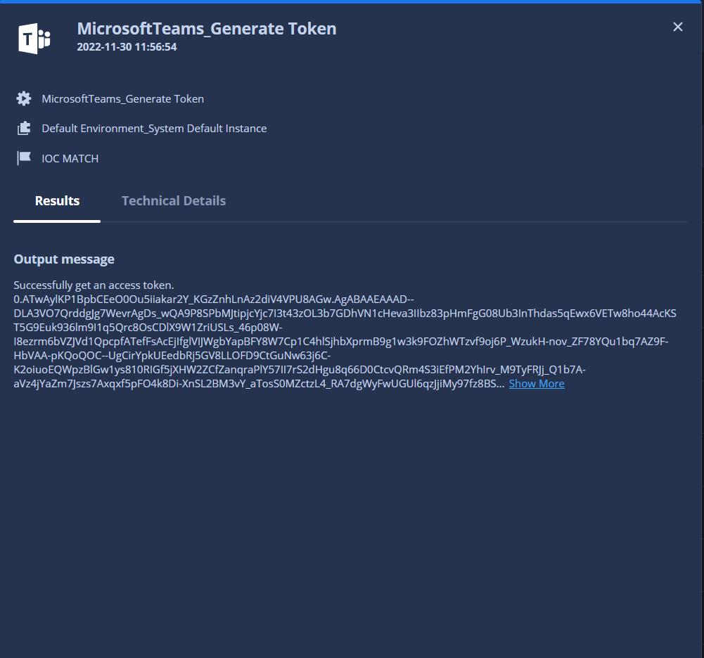 Acción Get Authorization: valor de Refresh Token