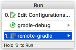 顯示「Debug Configurations」對話方塊的螢幕截圖。