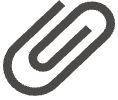 The attach file icon.