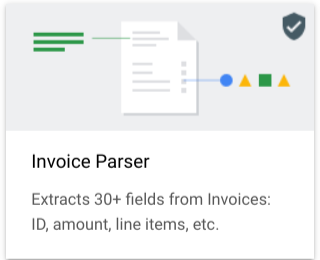 Selecione Analisador de fatura como o tipo de processador