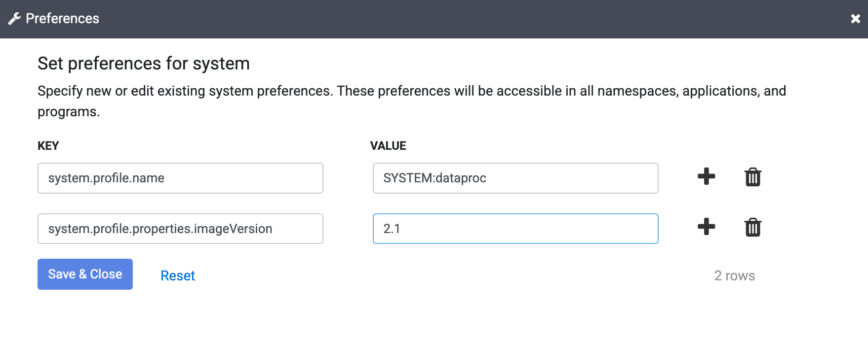 Definir preferências para o sistema