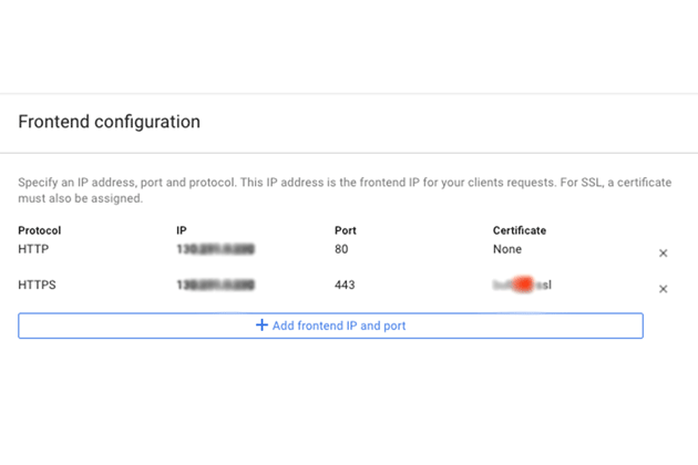 Configuración de frontend