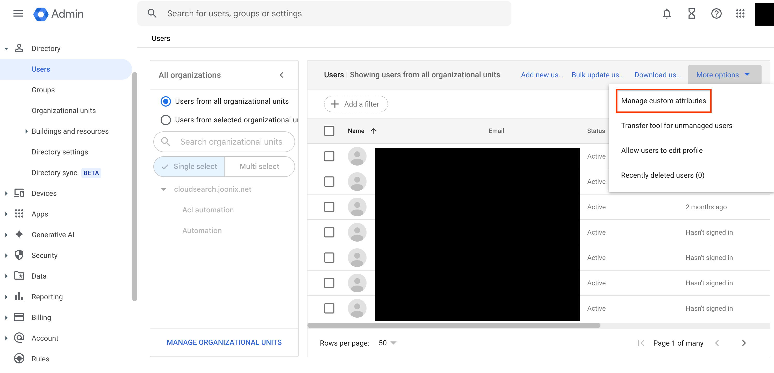 管理自訂人員資料屬性。