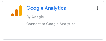 The Google Analytics connector chip.