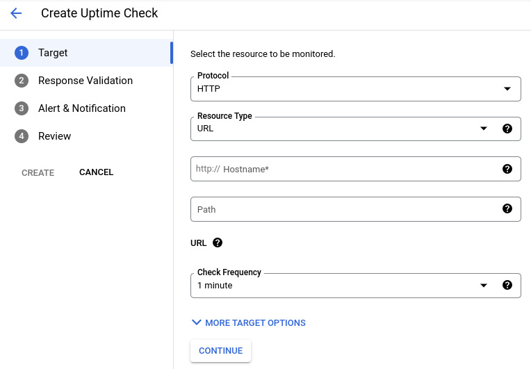 Crea un diálogo de verificación de tiempo de actividad.