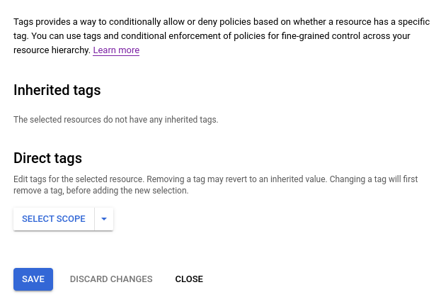 Definir tag
