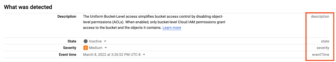 API equivalents of finding attribute names