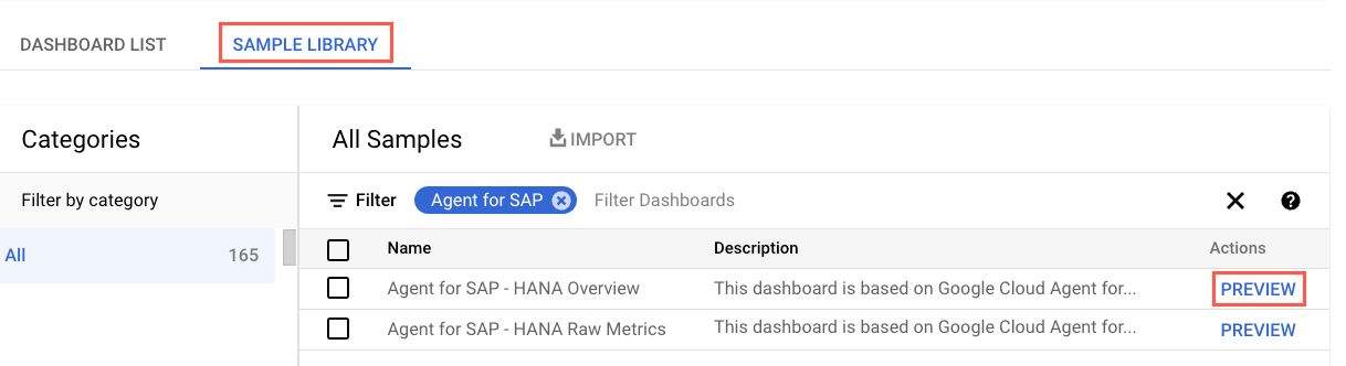 顯示已選取的「Sample Library」分頁。