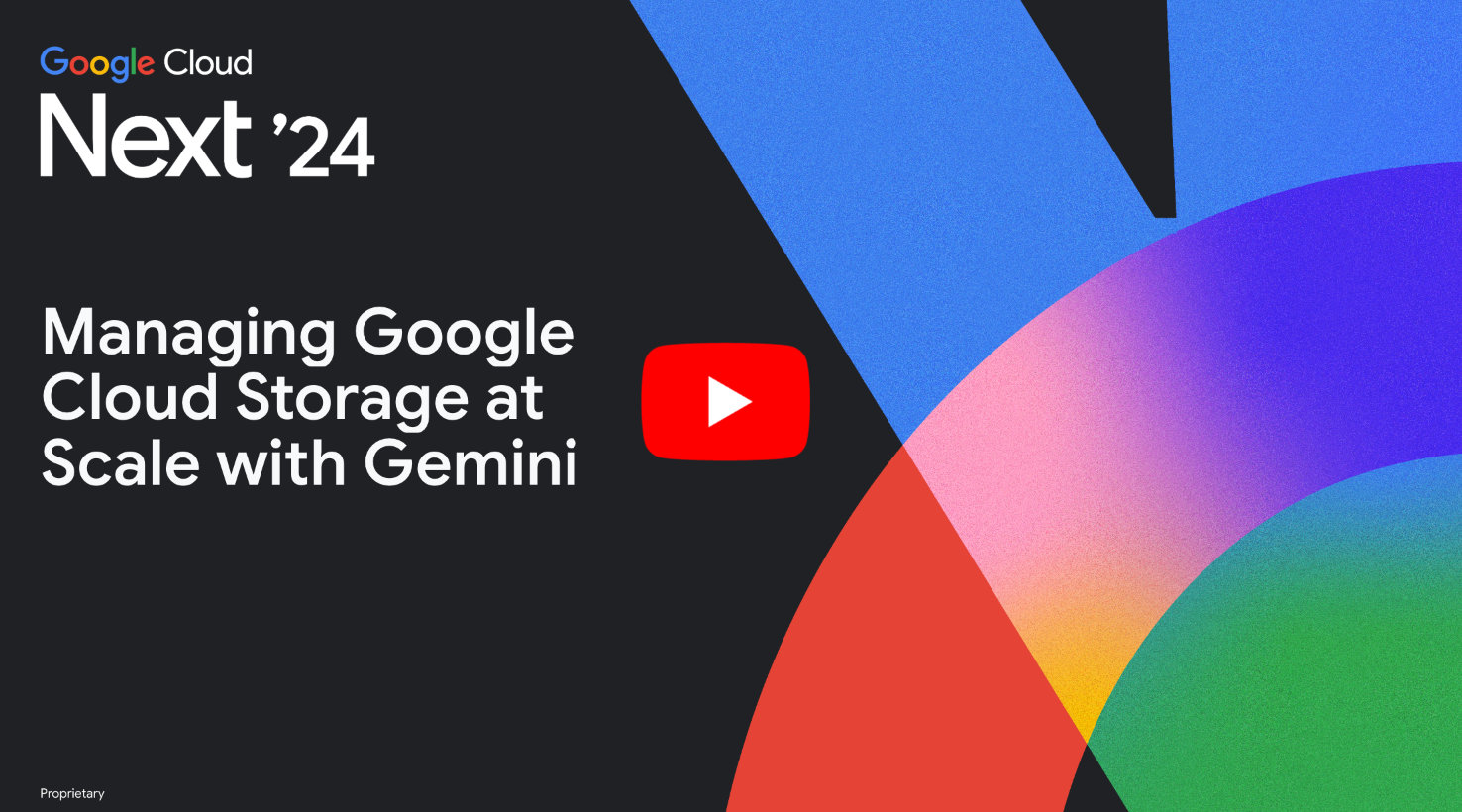 Next 24 Managing Google Cloud Storage At Scale With Gemini Demo