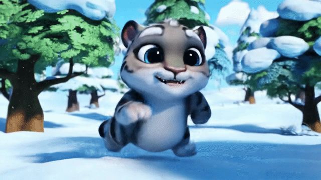 El leopardo de las nieves corre más rápido.