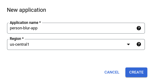 Membuat dialog aplikasi baru di UI